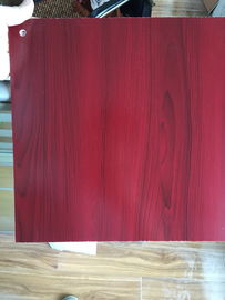 PVC Faux Ahşap Laminat Levhalar Düşük Karbon Parlak Baskı 1220 × 2440 mm